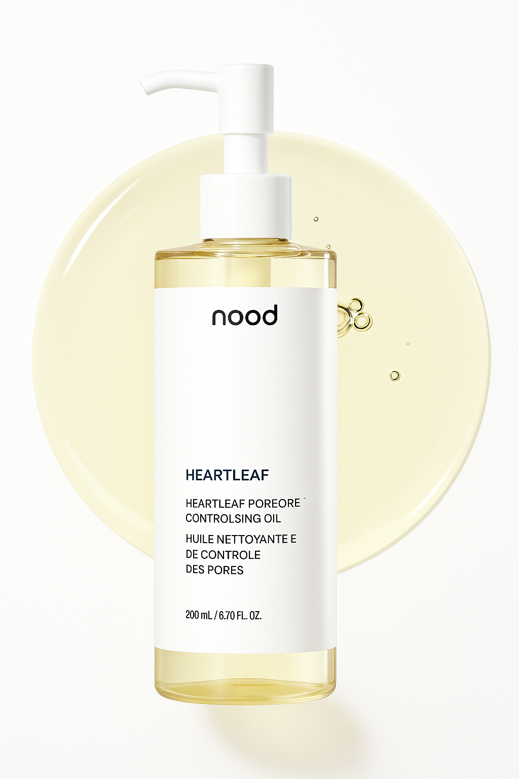 nood - Aceite limpiador Heartleaf para el control de poros