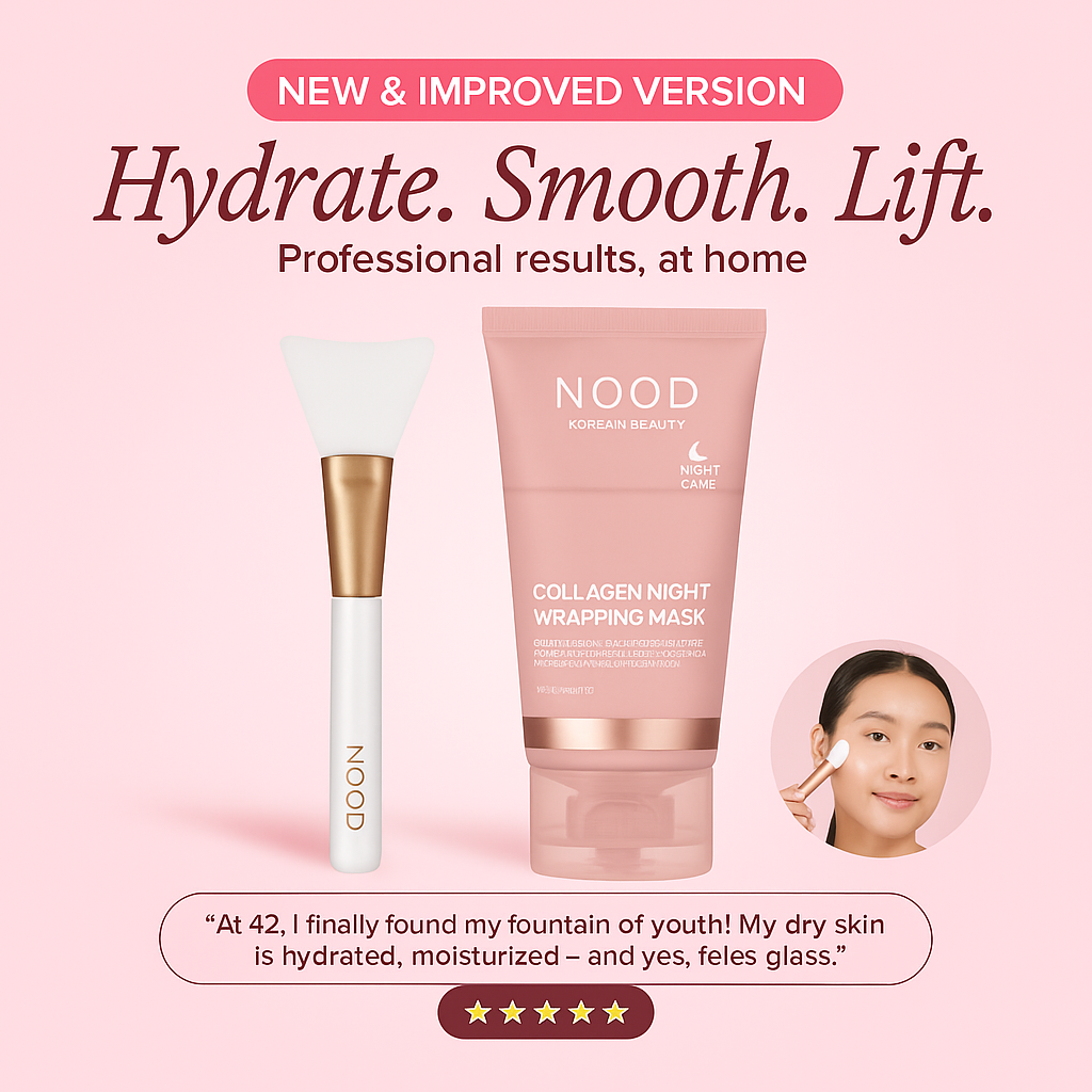 Mascarilla iluminadora de colágeno Nood