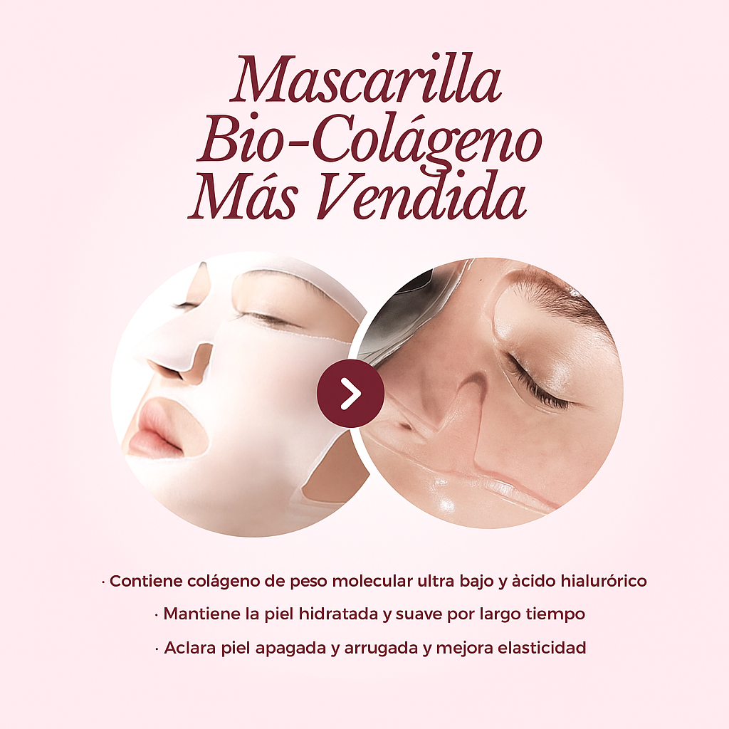 Mascarilla iluminadora de colágeno Nood