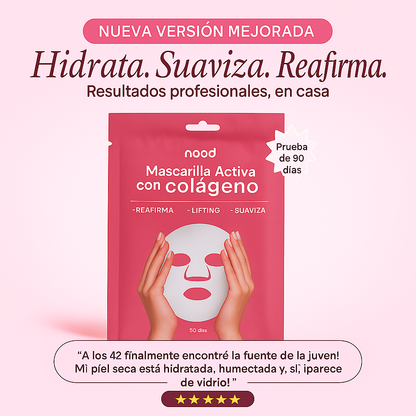 Mascarilla iluminadora de colágeno Nood