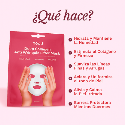 Mascarilla iluminadora de colágeno Nood