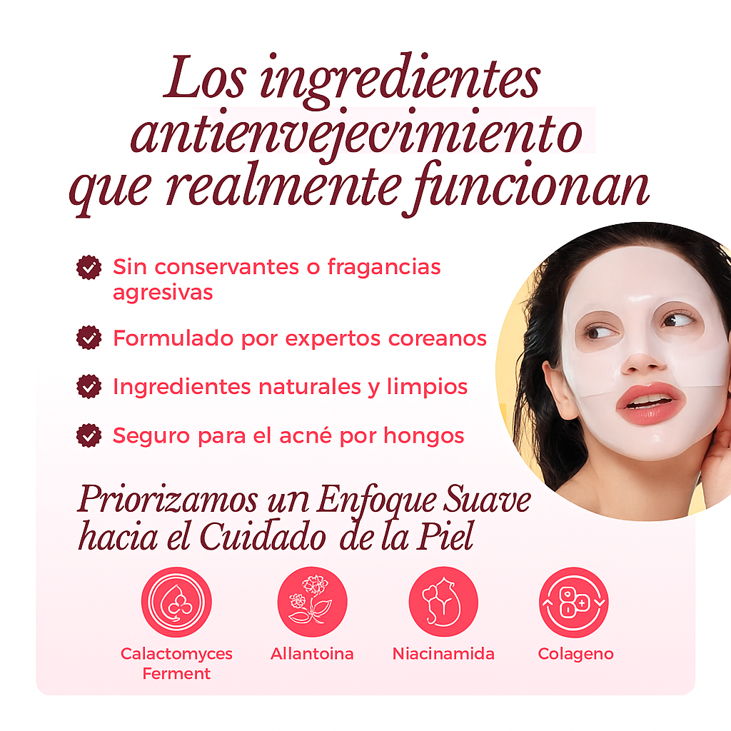 Mascarilla iluminadora de colágeno Nood