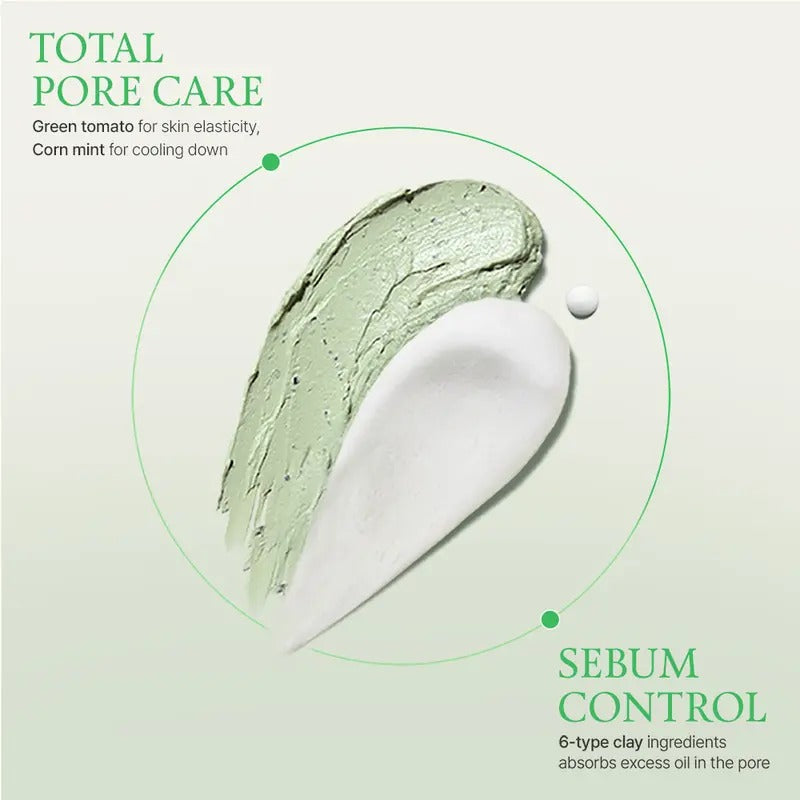 Nood - Mascarilla y limpiador de arcilla verde